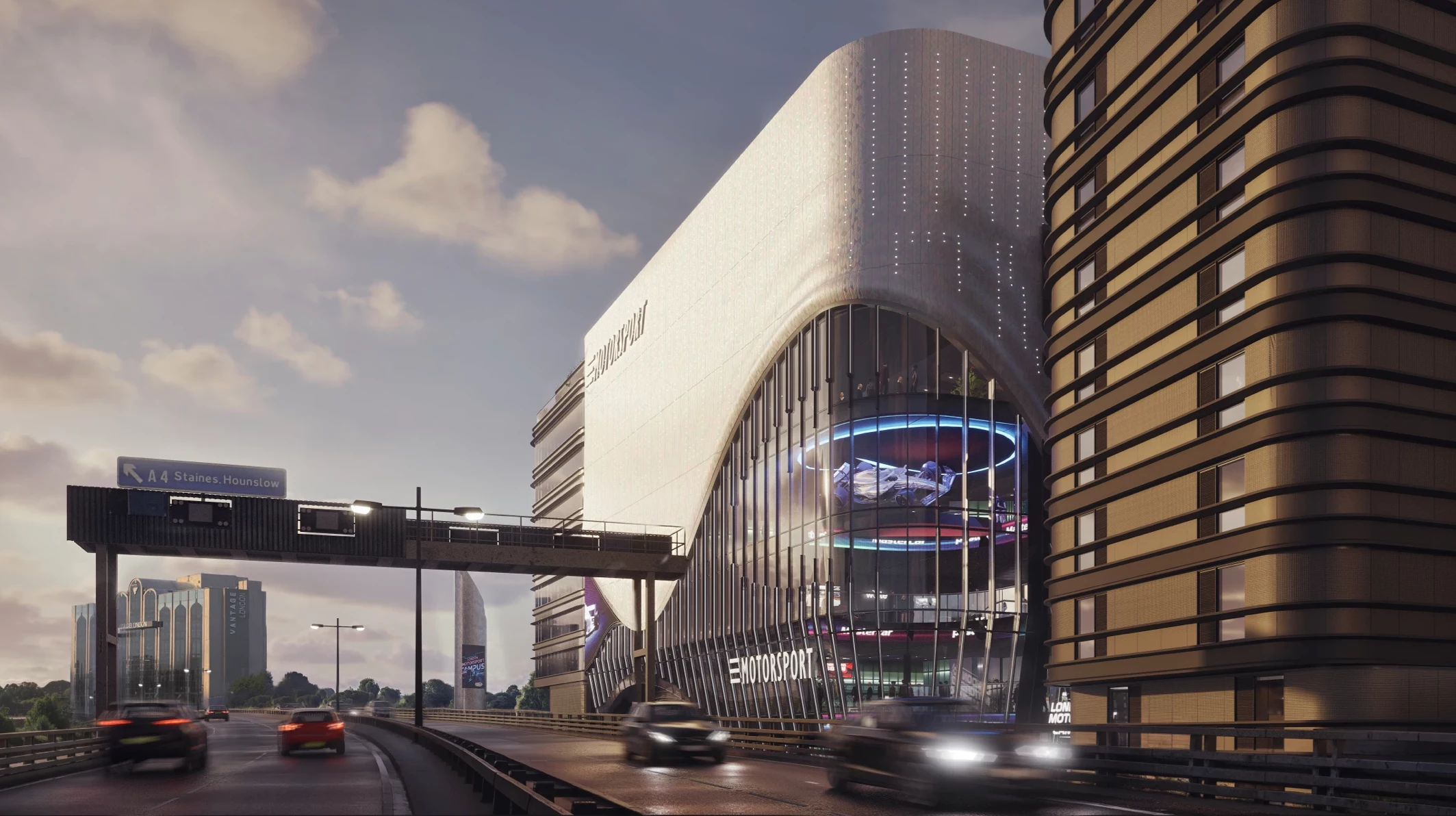 London Motorsport Campus CGI