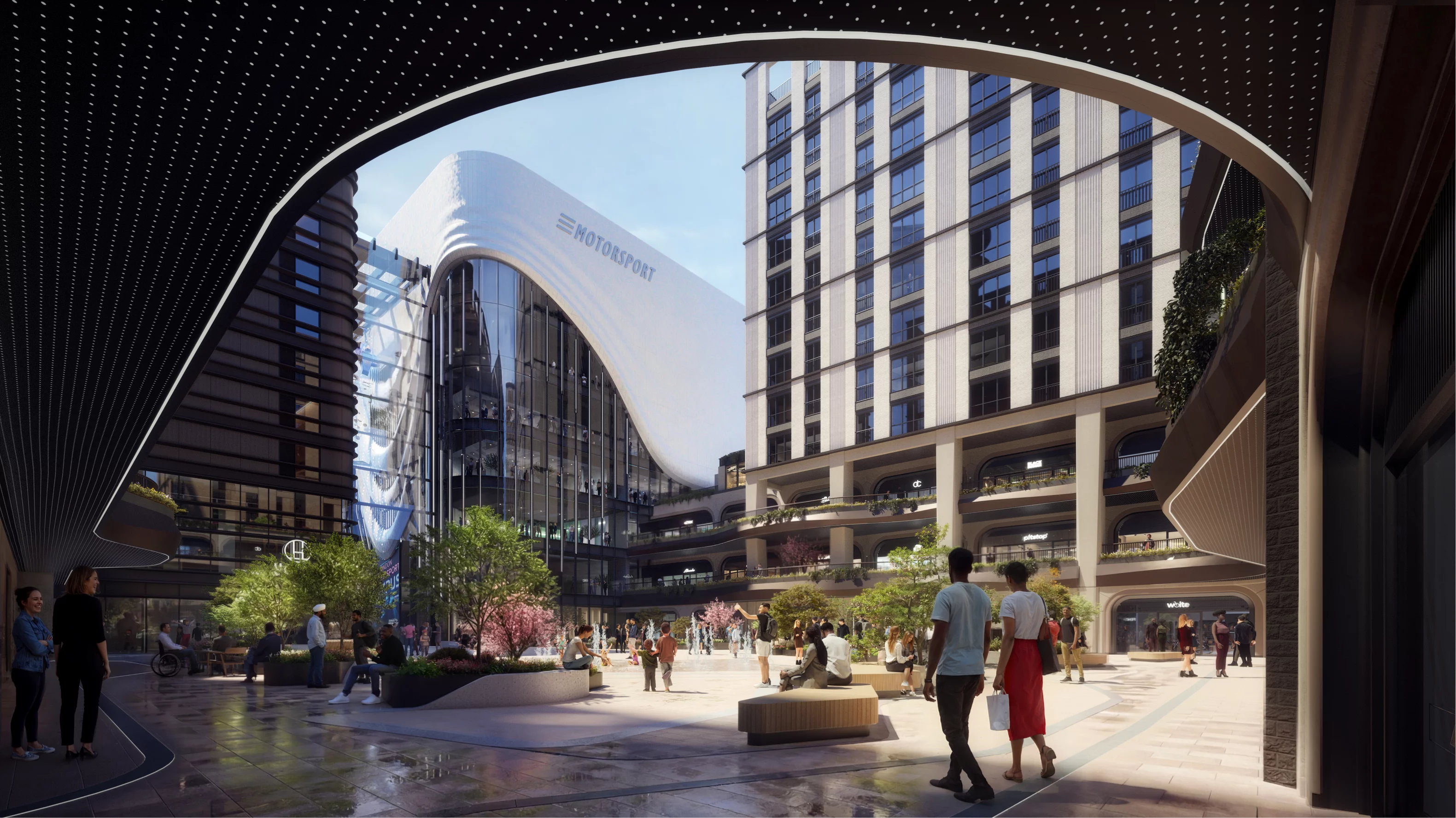 London Motorsport Campus CGI