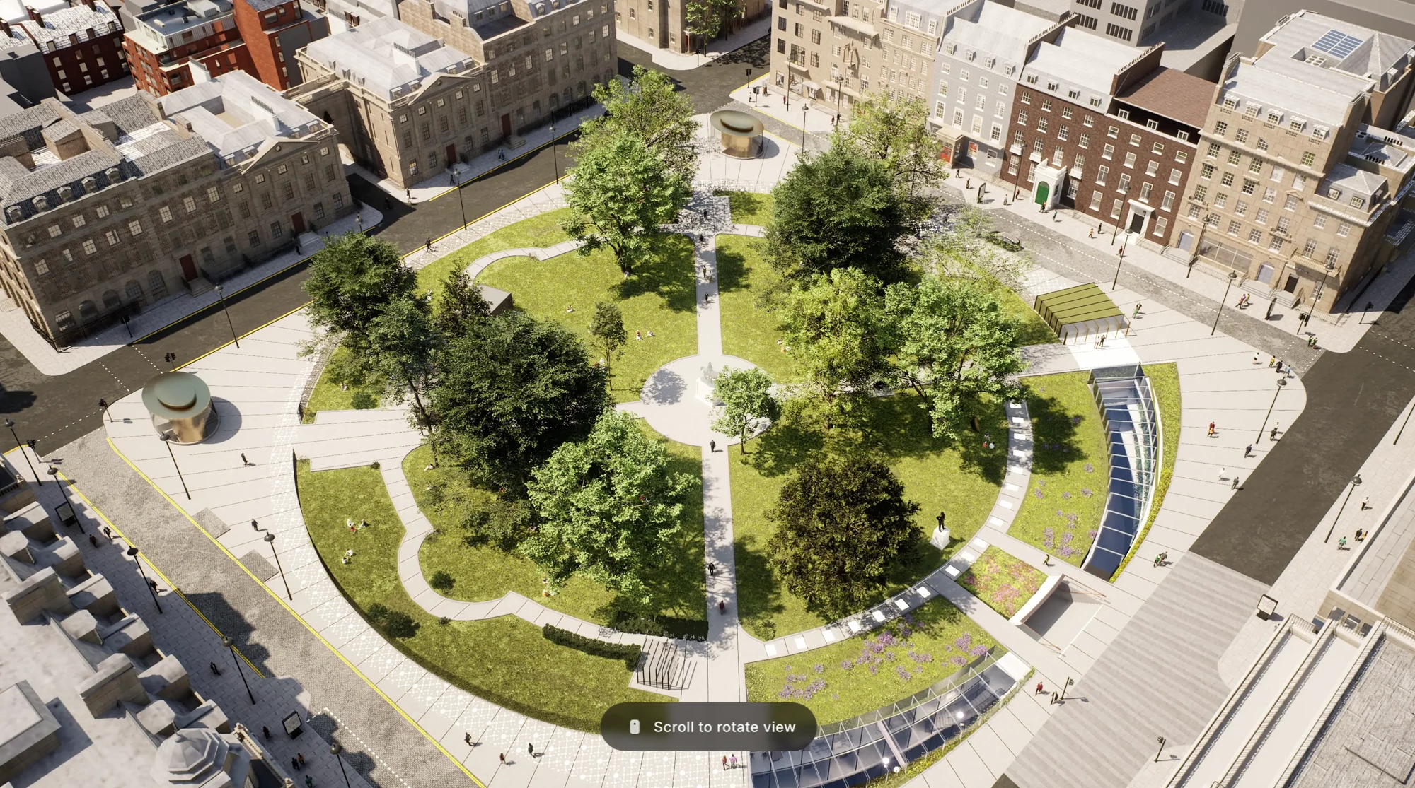 Cavendish Square London Interactive Video